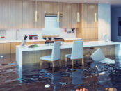 Kitchen flooded
